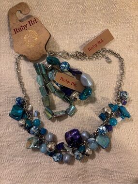 Ruby Rd. NWT Necklace and bracelet set